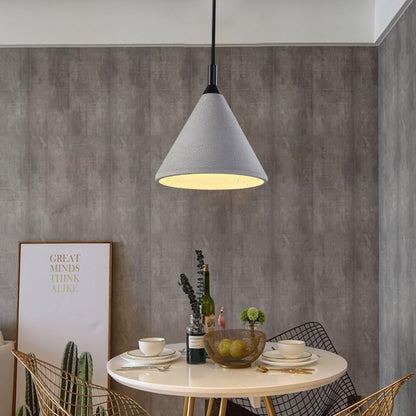 LuxRoyale Pinnacle Concrete Pendant Light - Nordic Industrial Ceiling Lamp for Dining Room