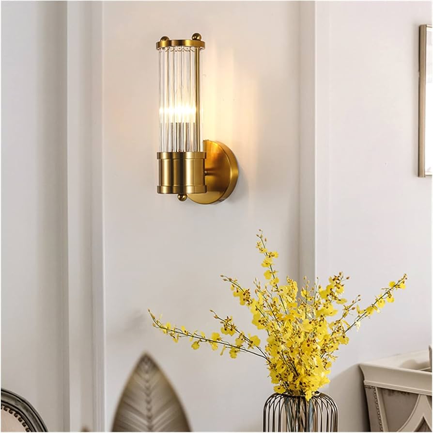 Royallure Elegant Wall Sconce with Fluted Glass for Modern Luxury Lighting