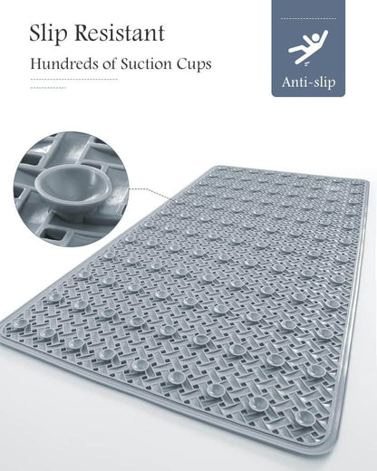 Royallure Anti-Slip PVC Bathtub Safety Mat – Mold-Resistant, Quick-Drain Non-Slip Design