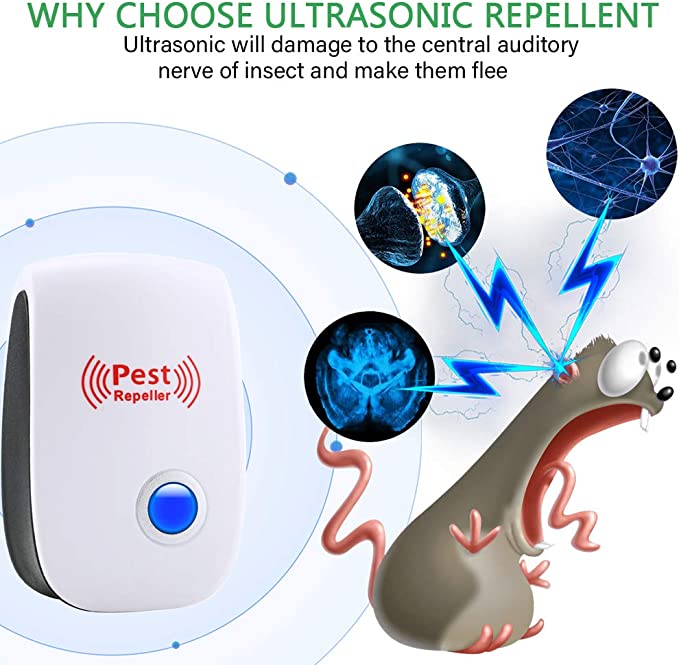 Royaleva Ultrasonic Rat Repeller - Get Rid Of Rats In 48 Hours Or It's FREE