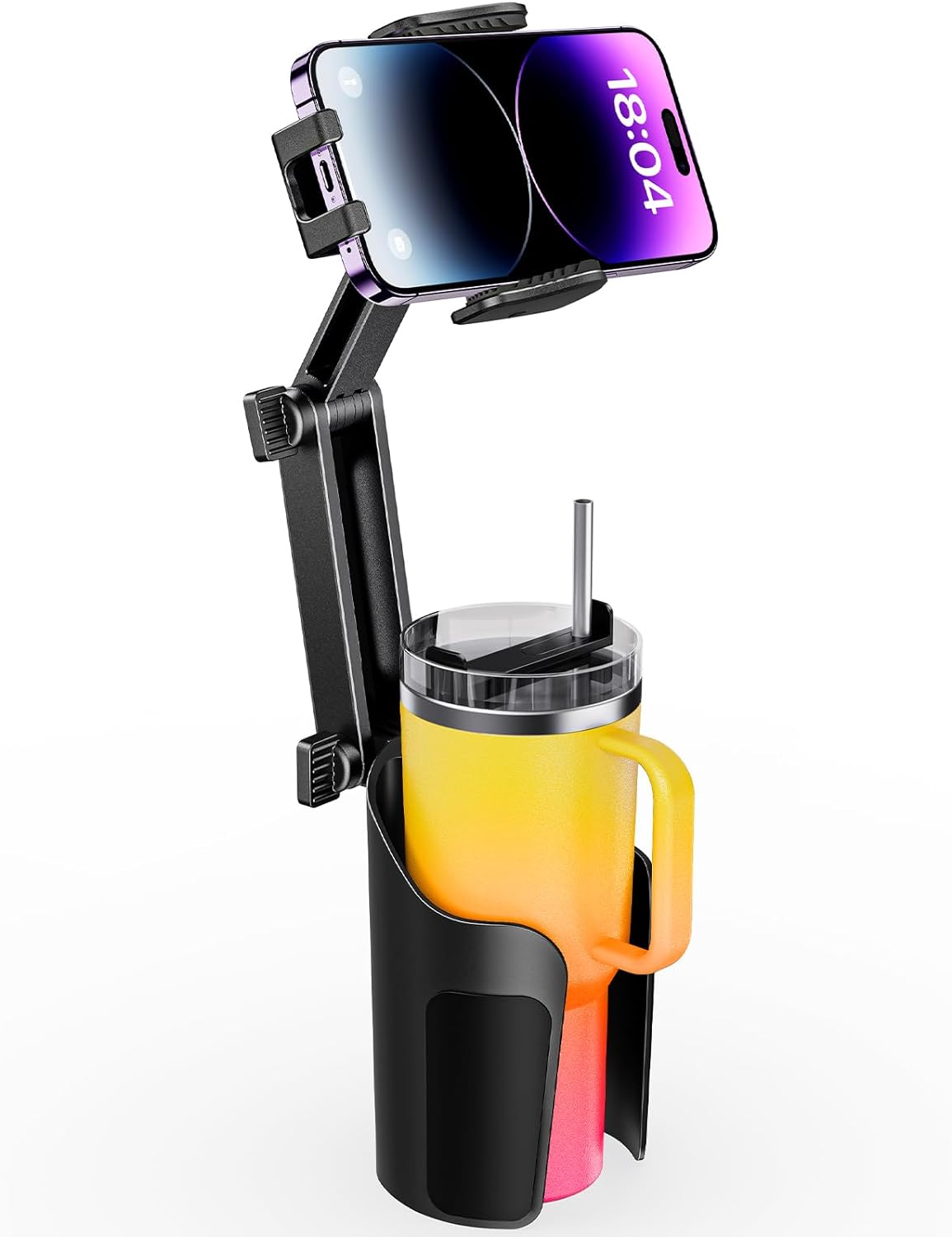 Luxora Phone Cup Holder Mount For Car - Adjustable Height