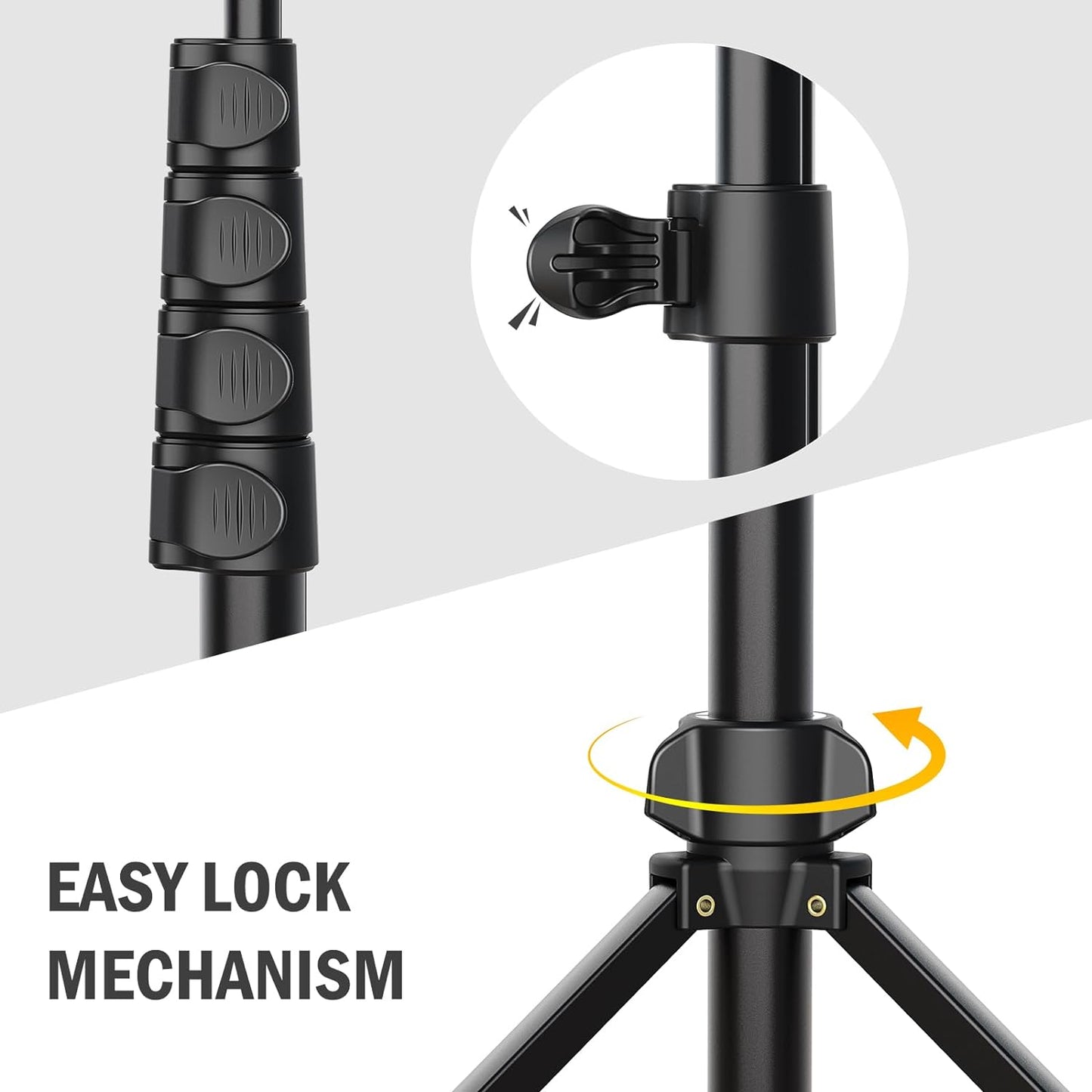 Luxora Portable Tripod Mount Stand for Cell Phone & Camera
