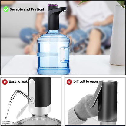 RoyaleGlow Electric Water Bottle Pump Dispenser Portable