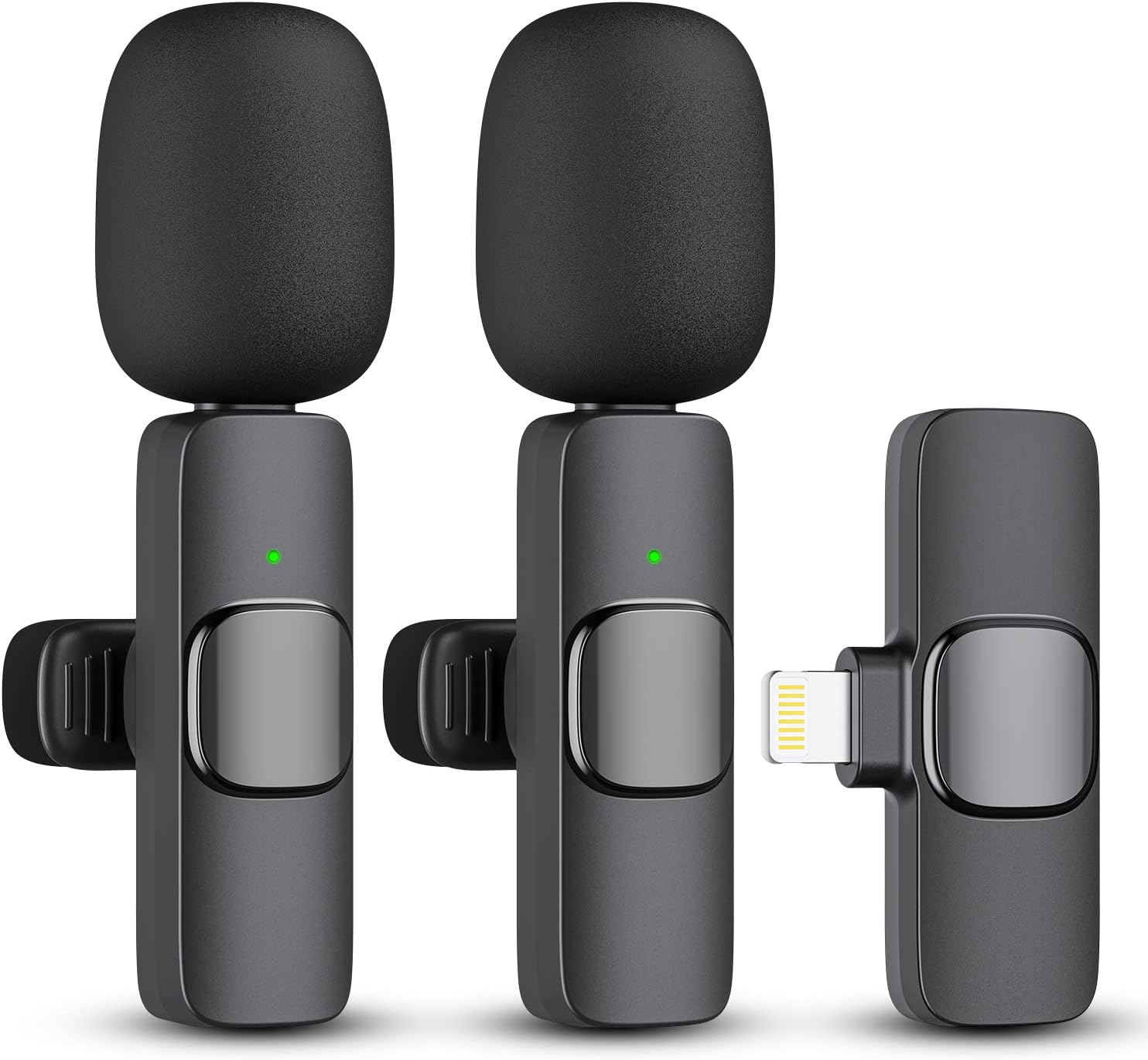 Luxora 2 Pack Wireless Microphone For Iphone Ipad