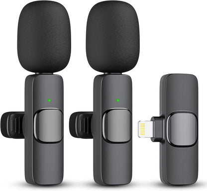 Luxora 2 Pack Wireless Microphone For Iphone Ipad
