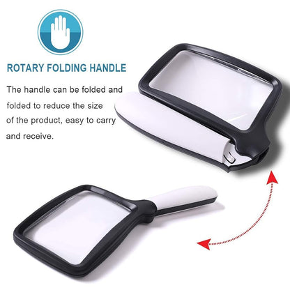 Royaleva Reading Magnifier With LED Lighting, 3x Optical Lens
