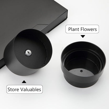 Luxora Secret Hidden Safe Lock Box Flower Pot Design