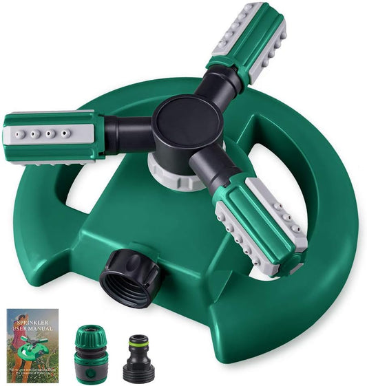 Royaleva Garden Lawn Water Sprinkler 360 Degree Coverage