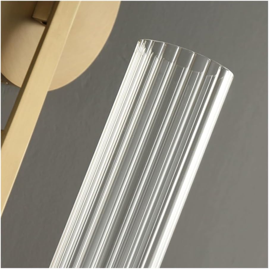 Lumora Glass Tube Wall Lamp, Decorative LED Sconce for Bedroom, Hallway and Hotel Room