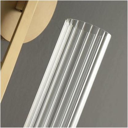 Lumora Glass Tube Wall Lamp, Decorative LED Sconce for Bedroom, Hallway and Hotel Room