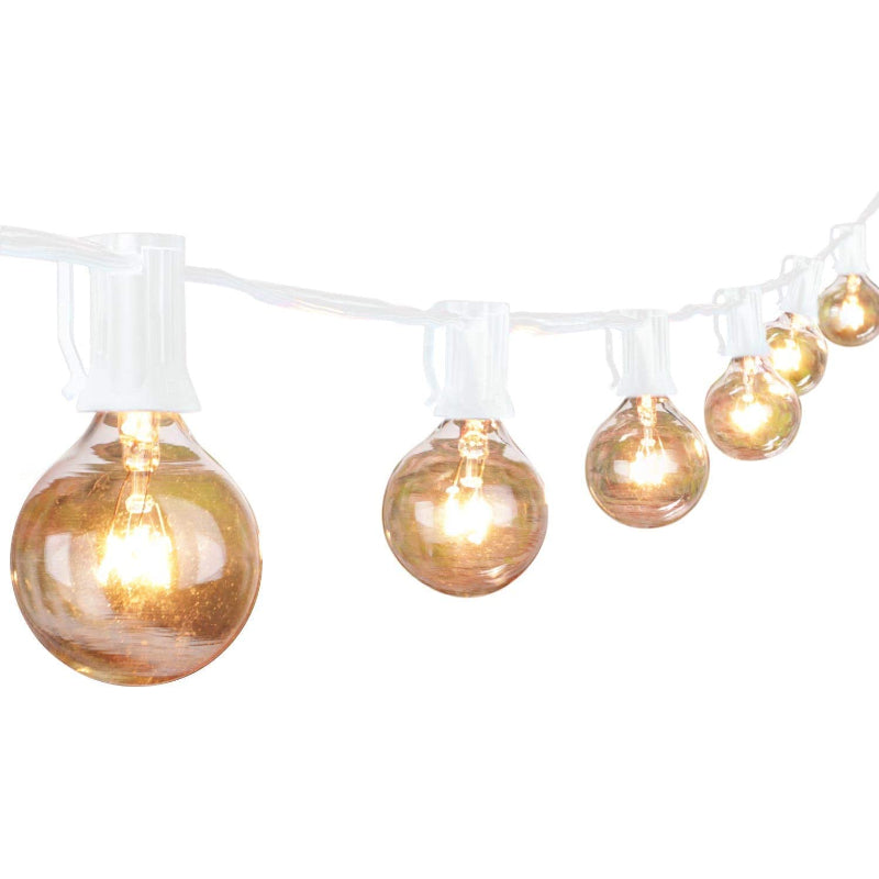 Royaleva Outdoor Dimmable String Lights - 20 ft LED Ambiance Lighting - White / 20 ft