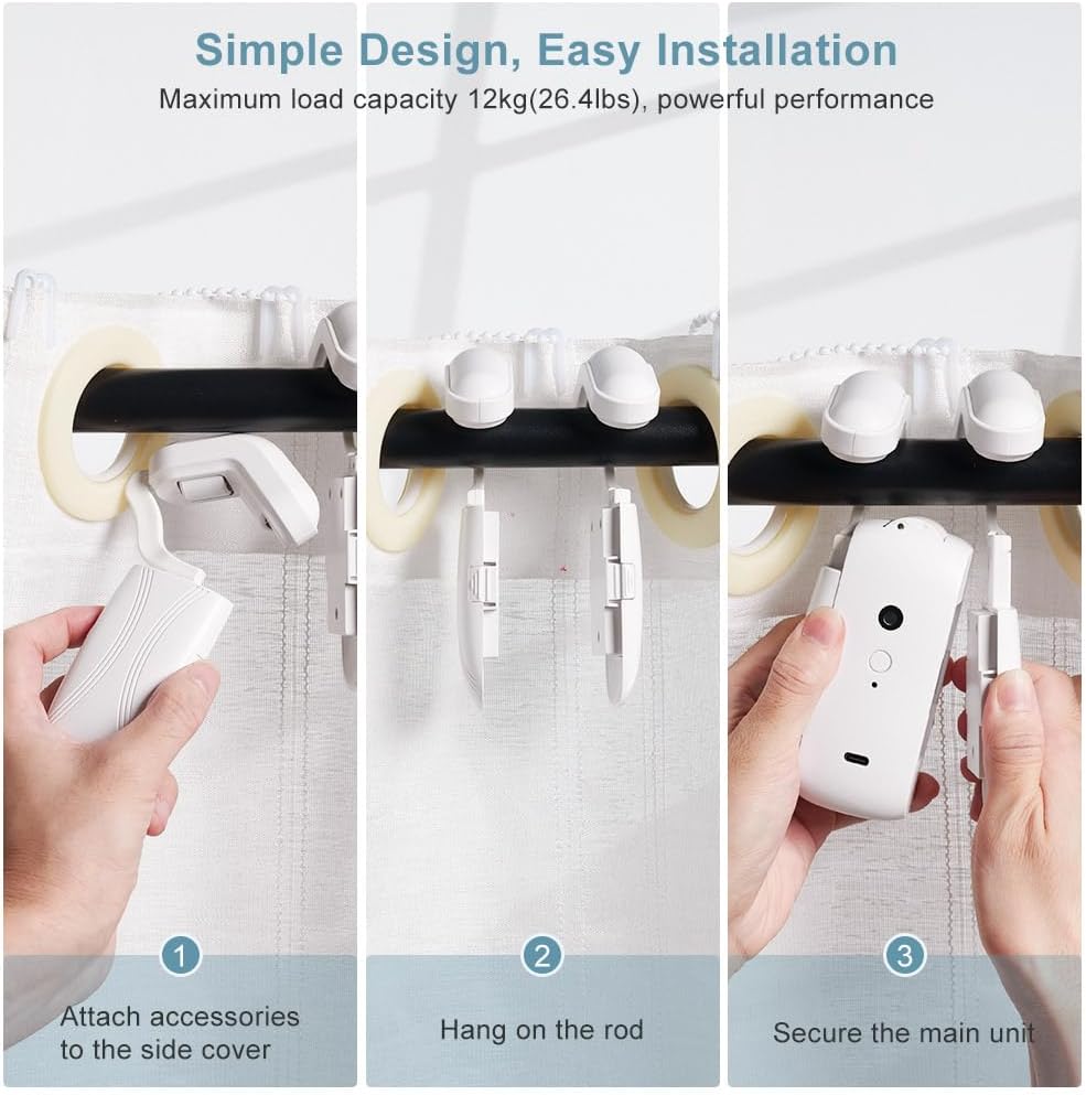 Luxora Automatic Curtain Opener And Closer With Remote