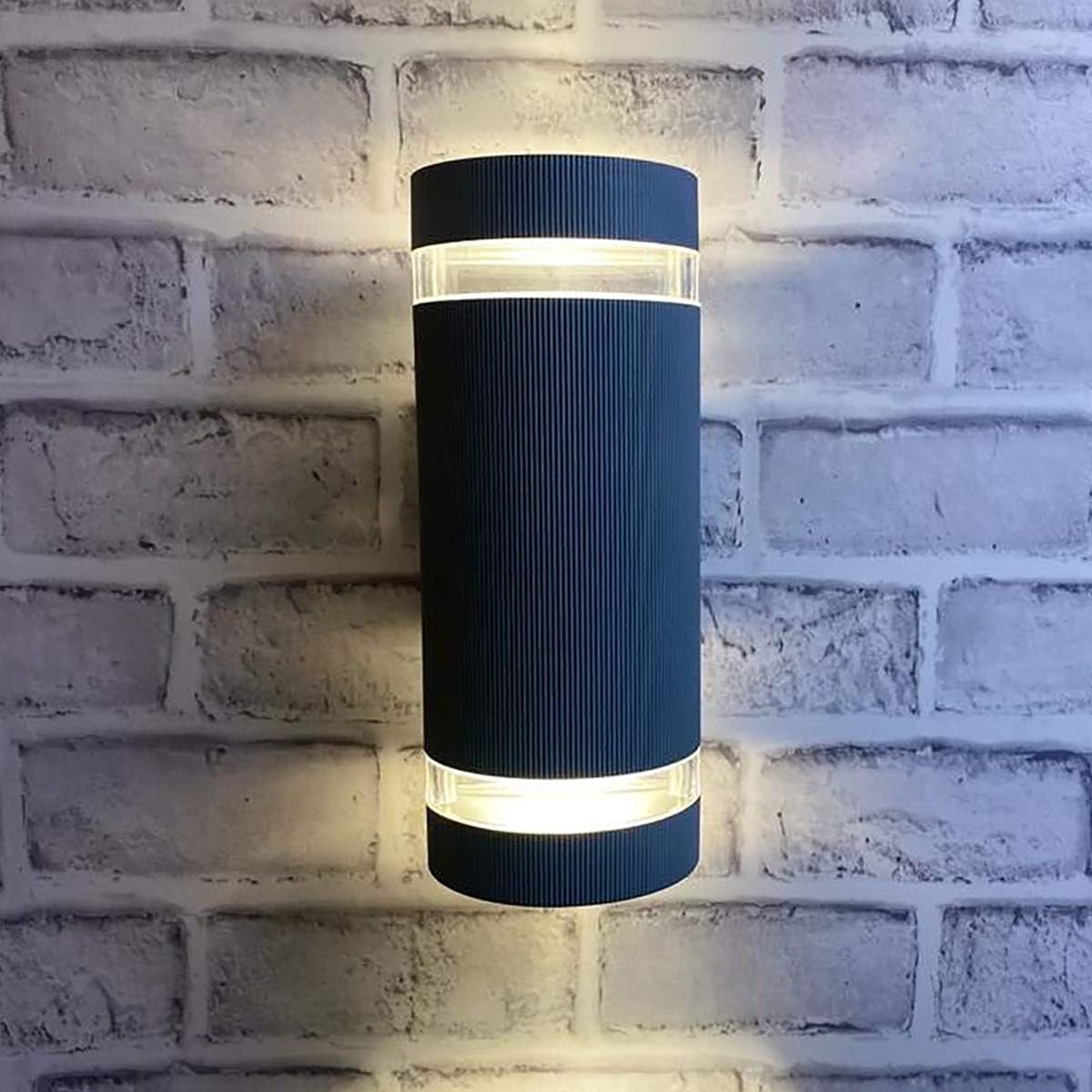 LuxRoyale Matte Aluminum Outdoor Wall Light for Porch, Patio or Entryway