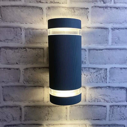 LuxRoyale Matte Aluminum Outdoor Wall Light for Porch, Patio or Entryway