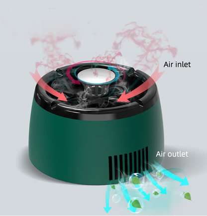 Luxora Electric Smokeless Ashtray with Air Purifier Feature