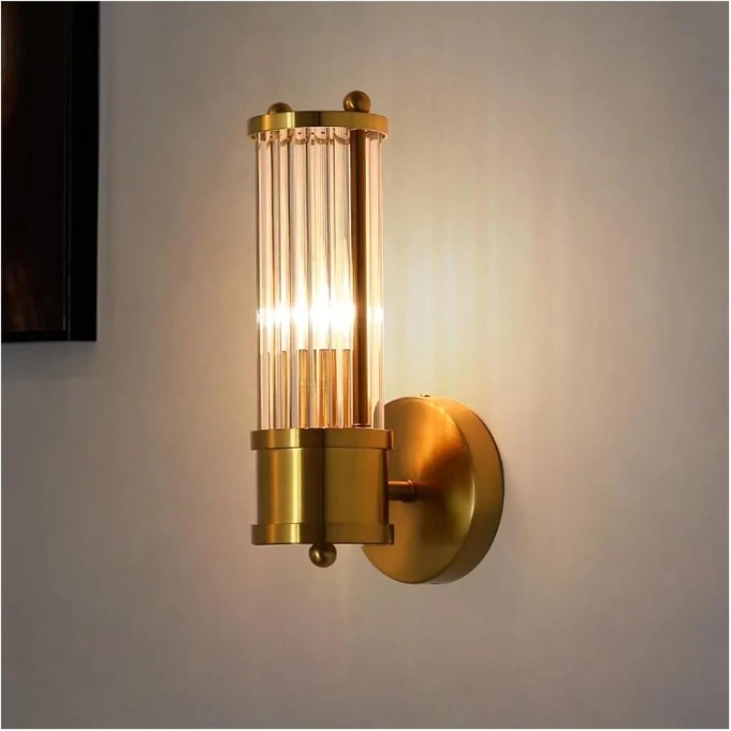 Royallure Elegant Wall Sconce with Fluted Glass for Modern Luxury Lighting