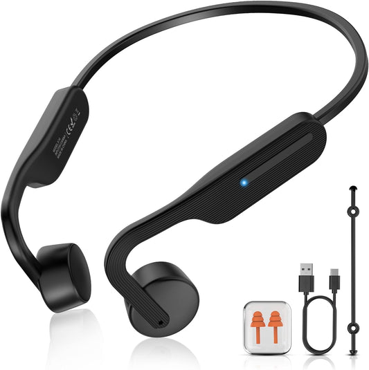 RoyaleGlow Open Ear Bone Conduction Wireless Headphones