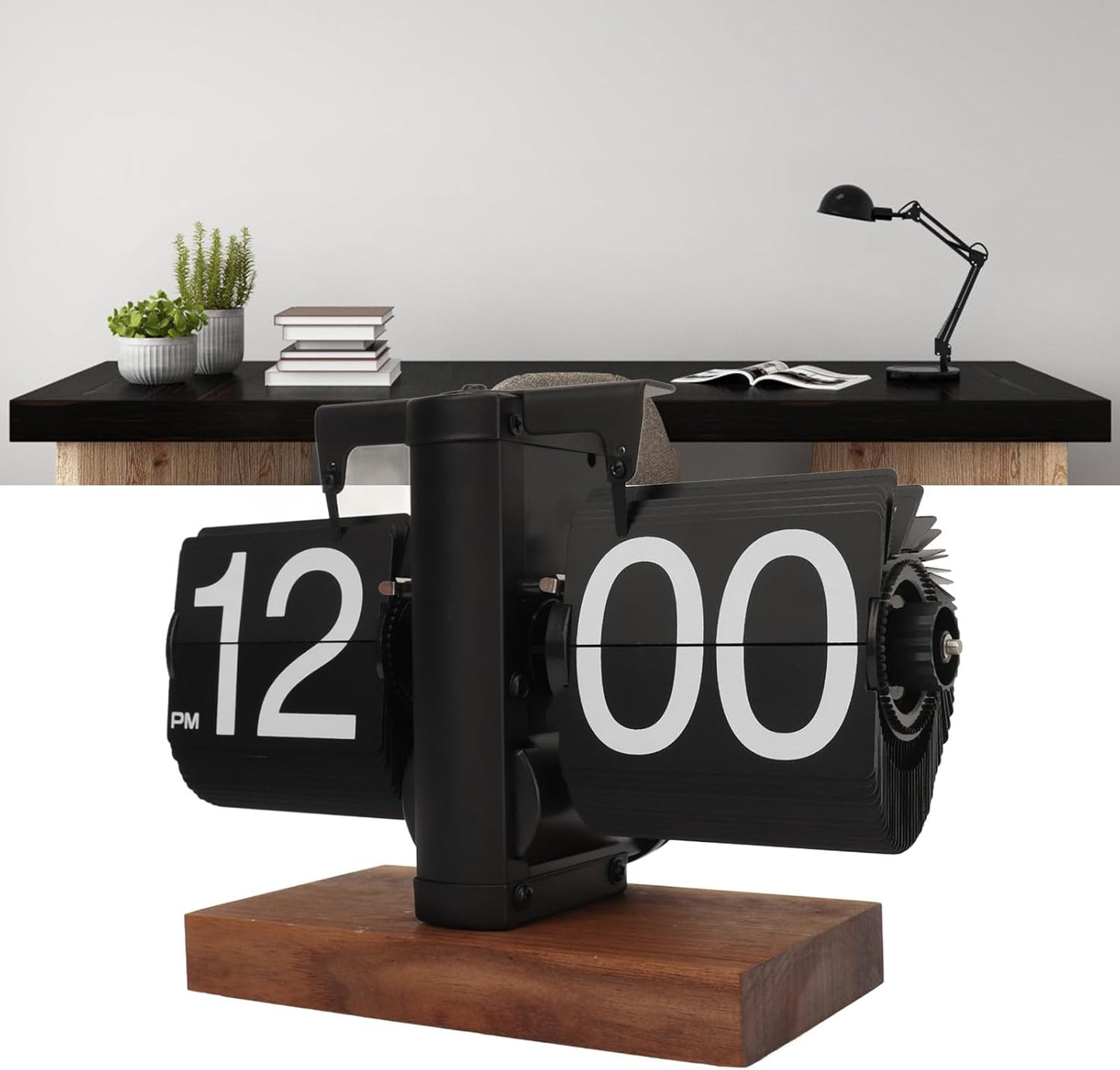 Royaleva Retro Flip Clock for Home and Office Decoration