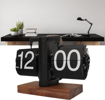 Royaleva Retro Flip Clock for Home and Office Decoration
