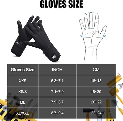 Royaleva Thin Heated Glove Liners for Ultimate Warmth