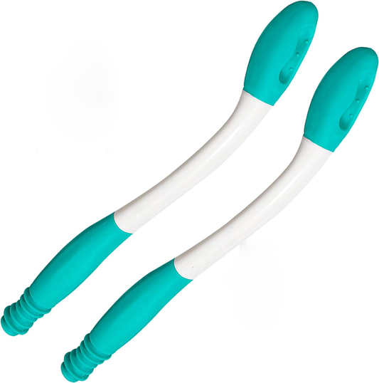 Royaleva 2pcs Toilet Aid For Wiping Long Reach Comfort Butt Wiper Tools