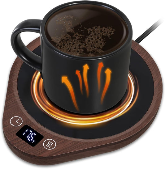 RoyaleGlow Coffee Mug Warmer Set with Touch Controls
