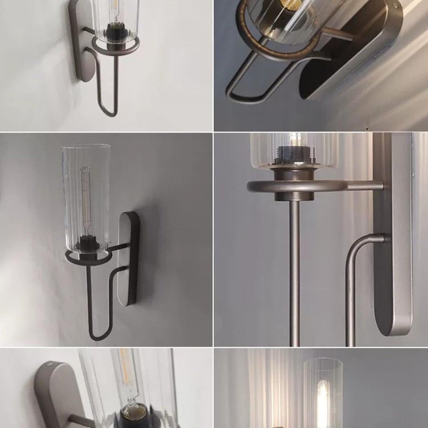 Luxora Nordic Glass Wall Lamp - Modern Indoor Glass Mounted Wall Sconce