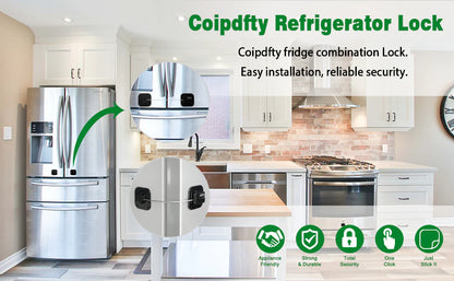 RoyaleGlow Fridge Lock 2-Pack for Safe Food Storage