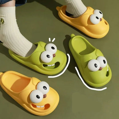 Royaleva Women's Cool Funny House Slippers Puppy Design