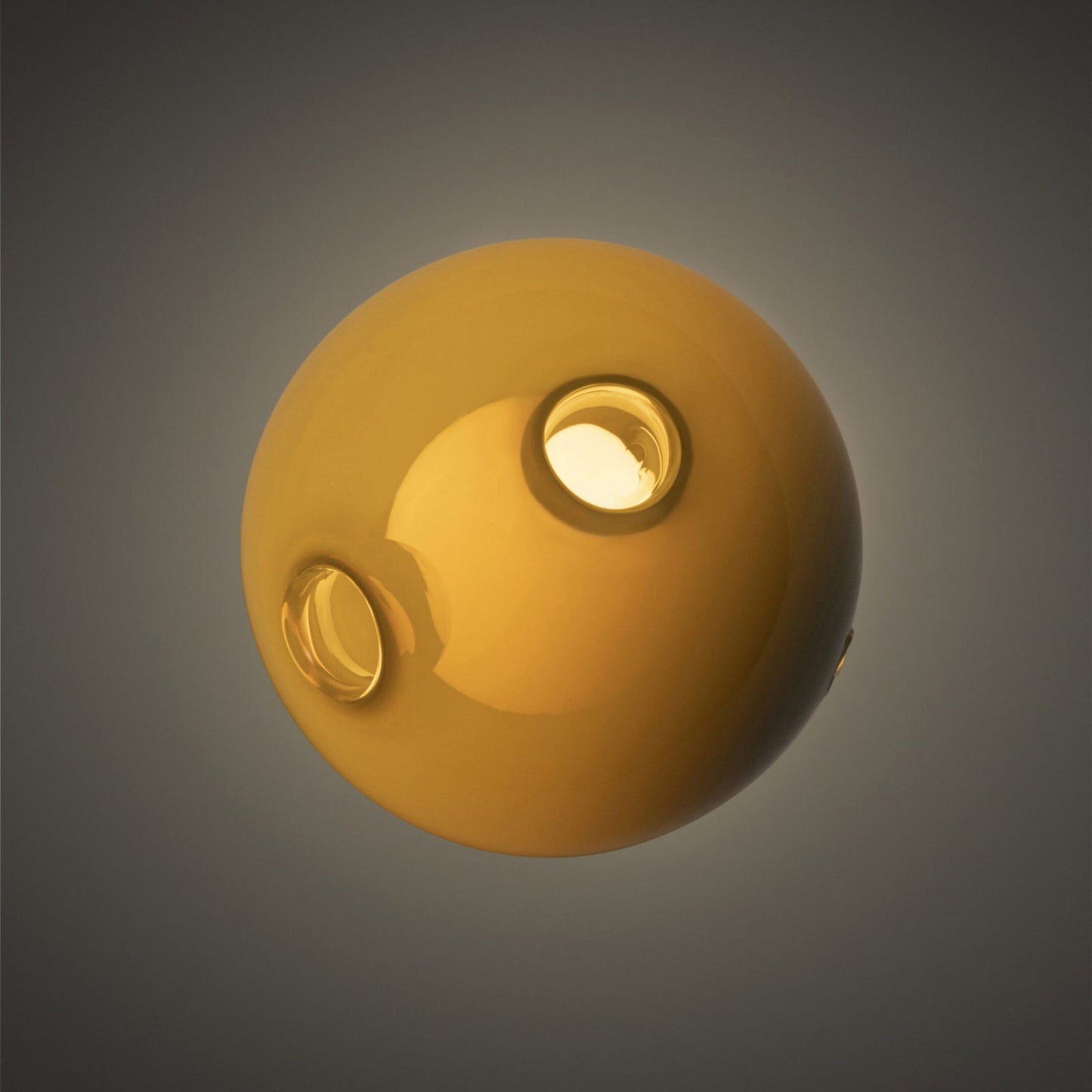 RoyaleGlow Modern Glass Sphere Wall Sconce - Elegant Ambient Lighting Fixture