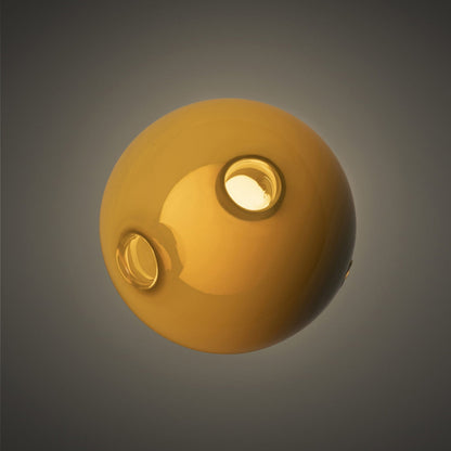 RoyaleGlow Modern Glass Sphere Wall Sconce - Elegant Ambient Lighting Fixture
