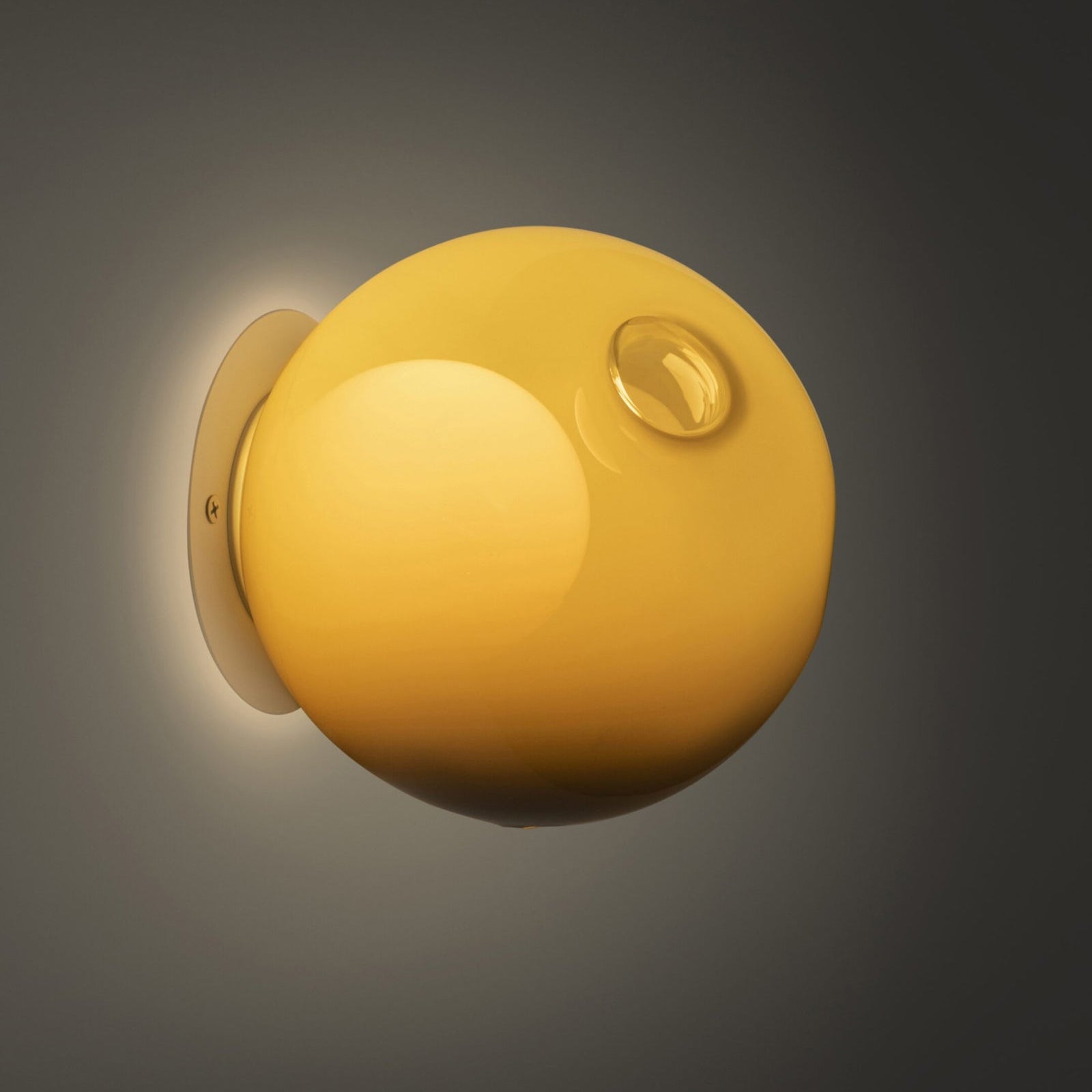 RoyaleGlow Modern Glass Sphere Wall Sconce - Elegant Ambient Lighting Fixture