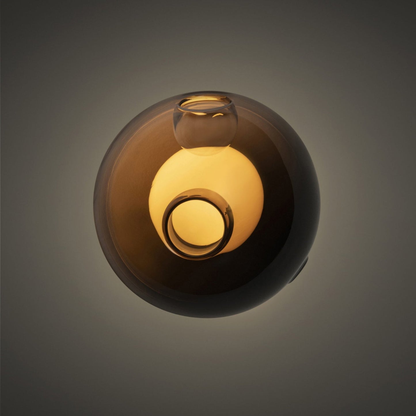RoyaleGlow Modern Glass Sphere Wall Sconce - Elegant Ambient Lighting Fixture