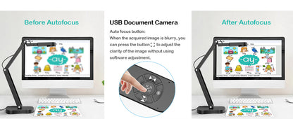 Luxora Document Camera for Teachers - 8MP USB High-Def