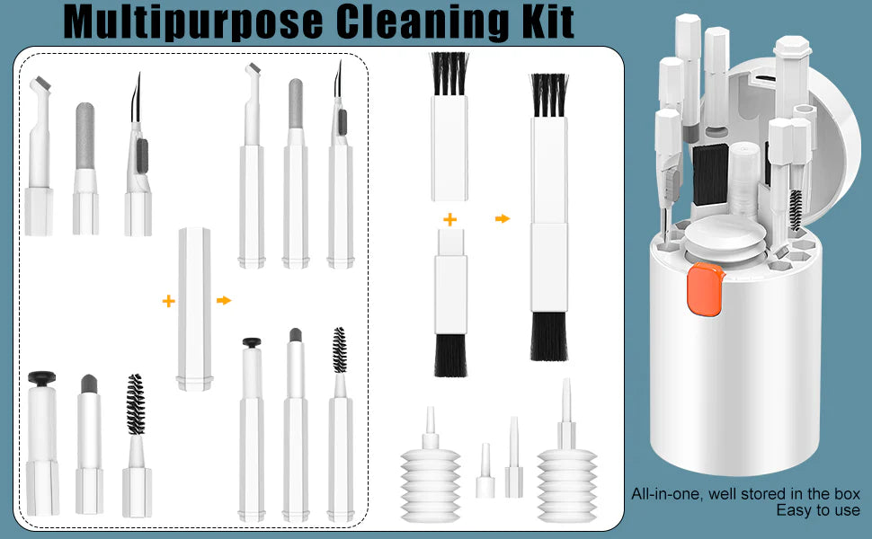 Royaleva 20-In-1 Keyboard Earbuds Cleaning Kit Tools