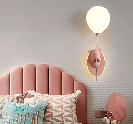 RoyaleGlow Artistic Bear Wall Lamp for Kids Room