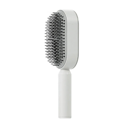RoyaleGlow Self Cleaning Hair Brush for Easy Maintenance