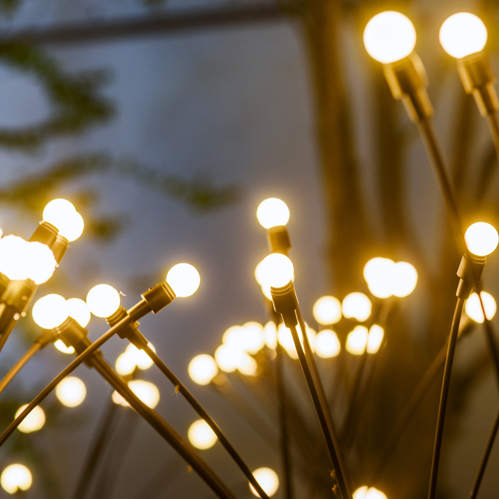 RoyaleGlow Swaying Solar Powered Firefly Lights for Outdoor Garden