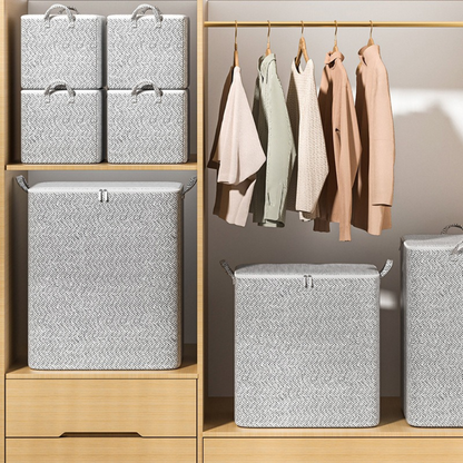 Royaleva XL Clothes Storage Container Box with Handles