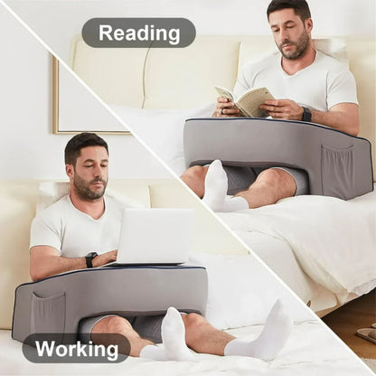 Royaleva Reading Lap Pillow Laptop Desk for Bed Comfort