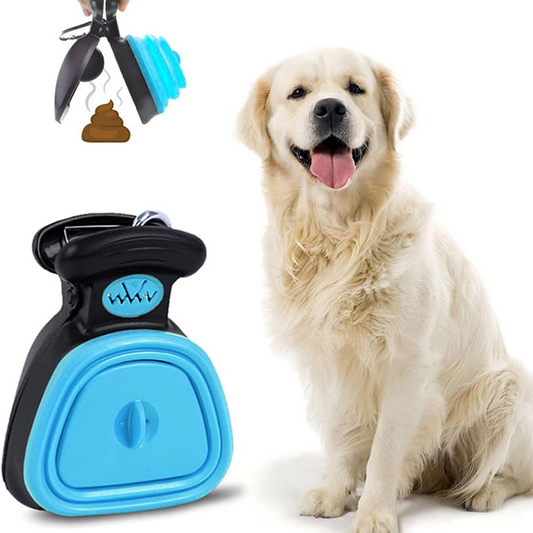 Royaleva Collapsible Dog Pooper Scooper with Biodegradable Waste Bags