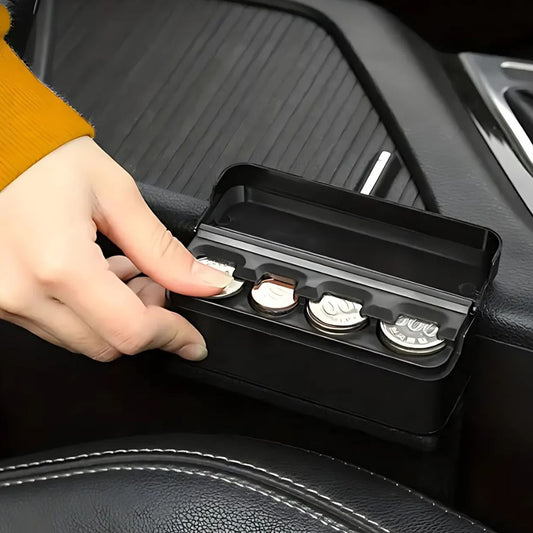 Luxora Car Coin Holder Easy Access Loose Change Storage