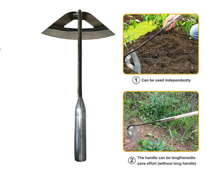 Royaleva All Steel Hollow Hoe For Gardening Tool