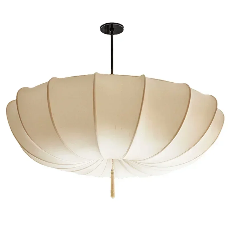 Royaleva Wabi Sabi Fabric Chandelier | Modern Nordic Organic Pendant Light