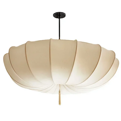 Royaleva Wabi Sabi Fabric Chandelier | Modern Nordic Organic Pendant Light
