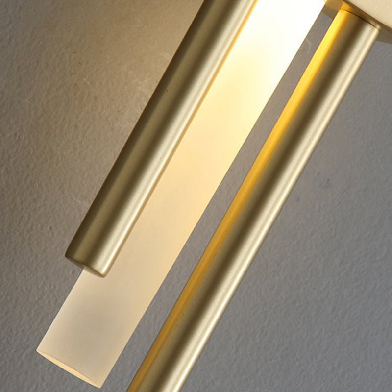 RoyaleGlow Modern LED Wall Sconce Light Fixture-Gold Nordic Indoor Lamp for Bedroom