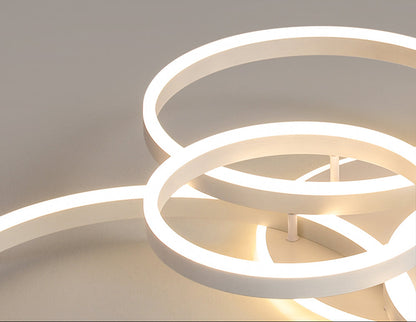 Luxora Floating Ring LED Ceiling Lamp - Modern Minimalist Ambient Fixture