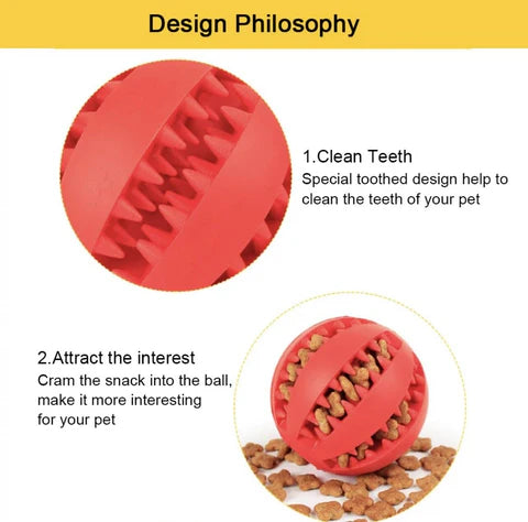 Royaleva Interactive Rubber Ball for Dogs and Cats
