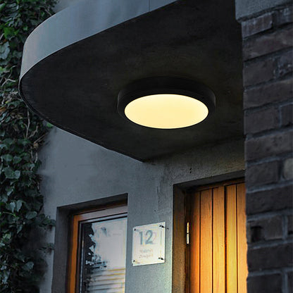 Lumora Sleek Outdoor LED Flush Mount, Radar Motion Sensor IP65 Light