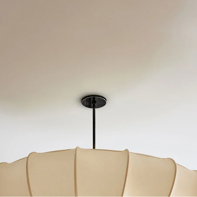 Royaleva Wabi Sabi Fabric Chandelier | Modern Nordic Organic Pendant Light